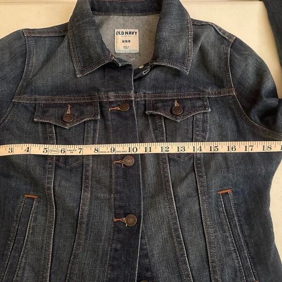 OLD NAVY Blue Denim Button Up Jacket Size M/M - Picture 5 of 9